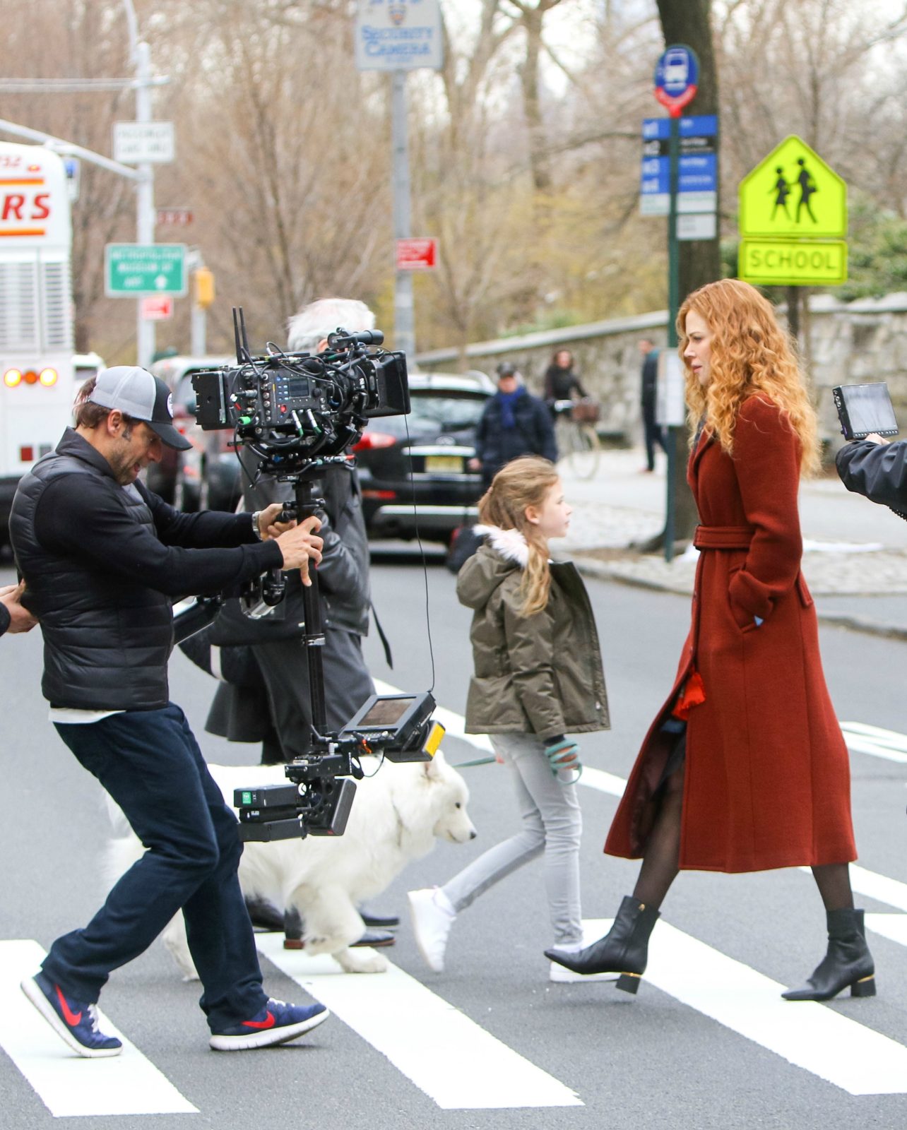 Nicole Kidman's daughter Faith mimicked her walk perfectly. Source: Getty.