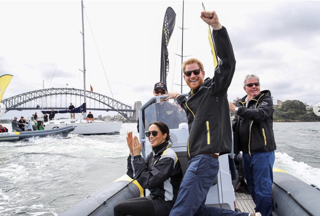 Another of the images showed the couple in Sydney. Source: Instagram/Sussexroyal.