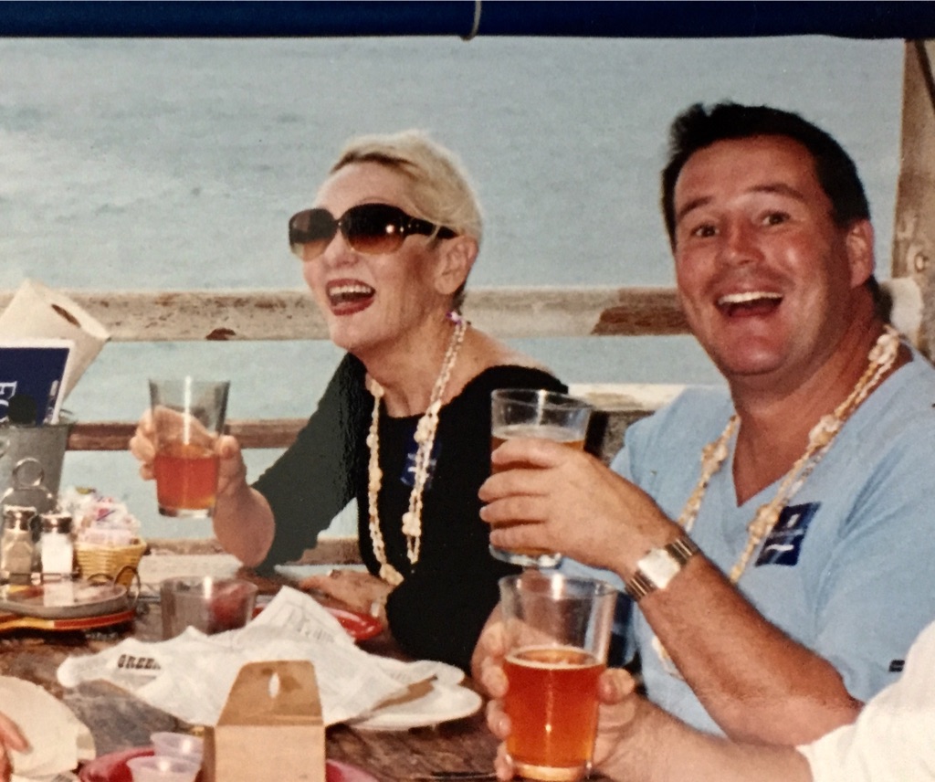 Craig Bennett in Hawaii with Jeanne Little in 2006. Source: Craig Bennett (supplied).