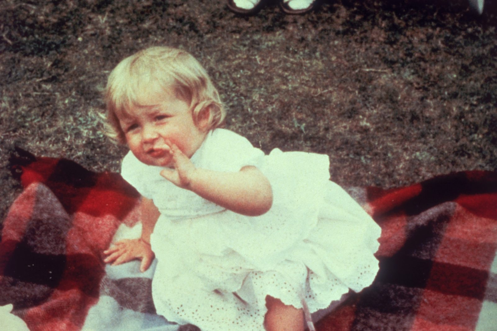 Princess Diana on her first birthday in 1962. Source: Getty.