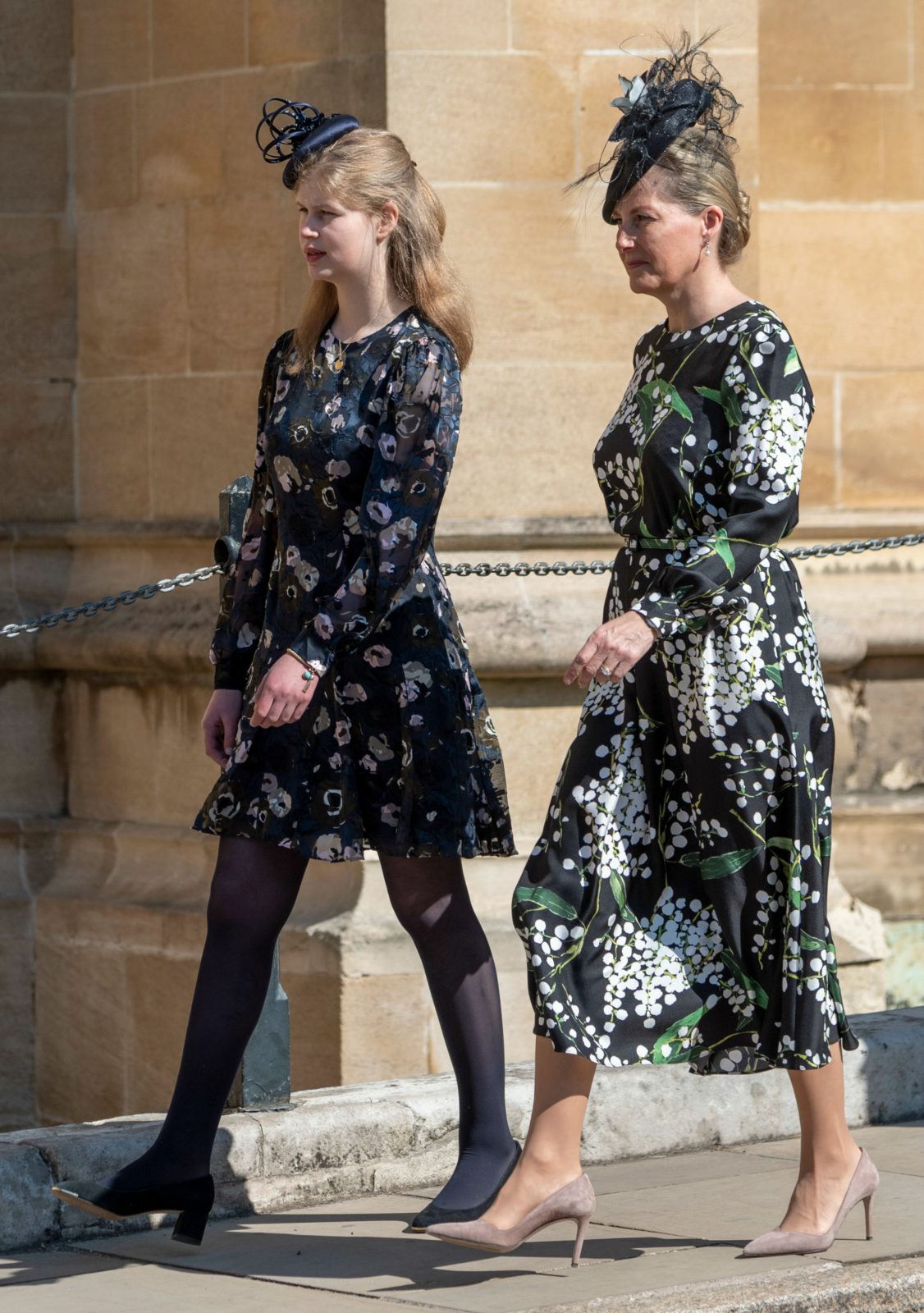 Sophie Wessex was joined by her daughter Lady Louise at the service. Source: Getty.