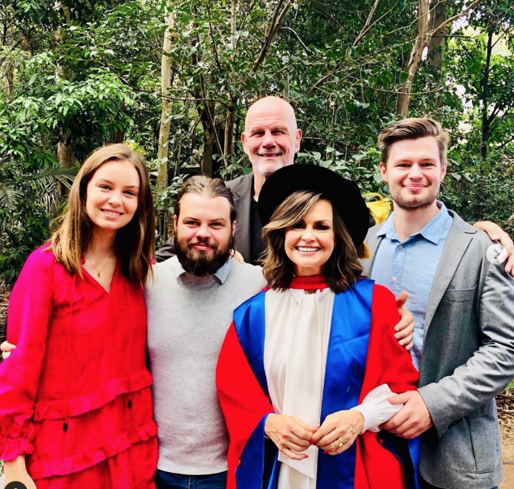 Lisa Wilkinson shared a photo with her whole family as she received her honour. Source: Instagram/Lisa Wilkinson.