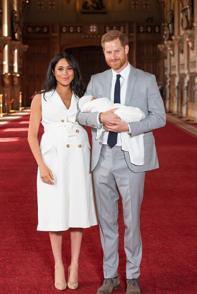 The couple posed for official photos in Windsor Castle. Source: Instagram/Press Association.