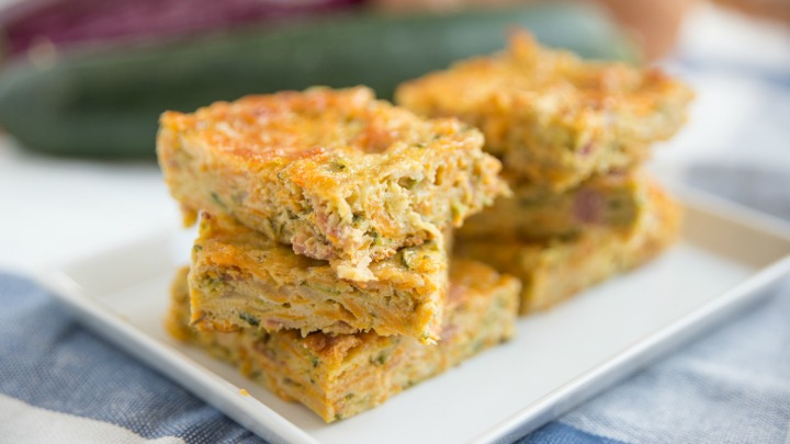 Easy Sweet Potato And Zucchini Slice | Starts At 60