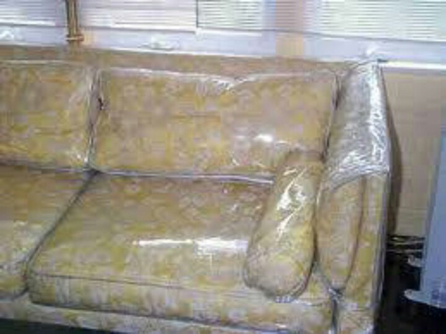 plastic couch